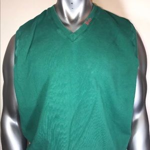 Polo Ralph Lauren green cotton golf vest large🌵